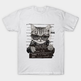 ugly, beautiful, lovely, cute cat design template T-Shirt